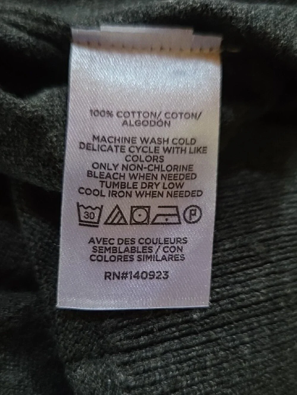 NWT LOFT Women's Charcoal Gray Button-Front Cardigan - Size LARGE - Picture 6 of 6